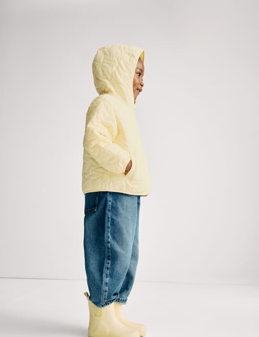 Quilted Hooded Jacket (2-8 Yrs)