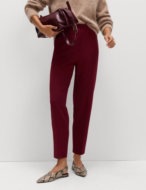Tapered Ankle Grazer Trousers