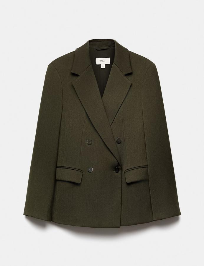 Relaxed Double Breasted Blazer
