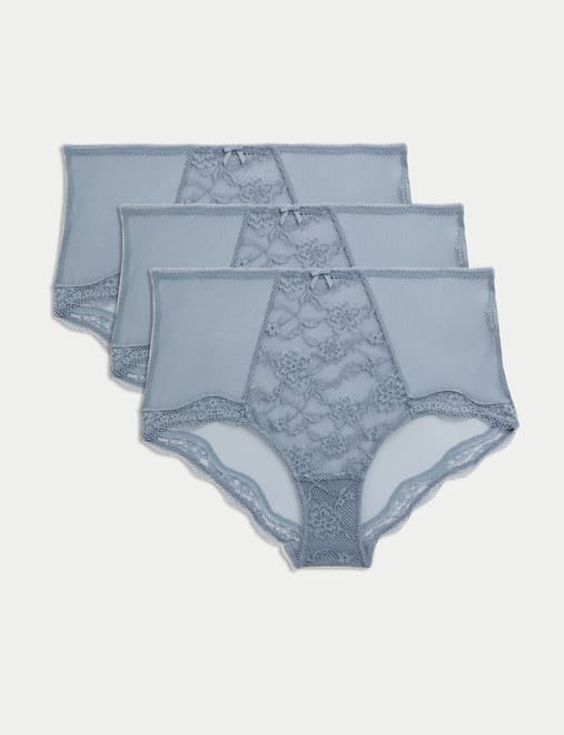 3pk Jasmine Lace High Rise Shorts