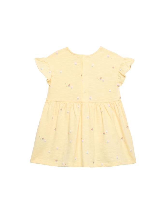 2 Pack Pure Cotton Jersey Cupcake Dresses (0-3 Yrs)