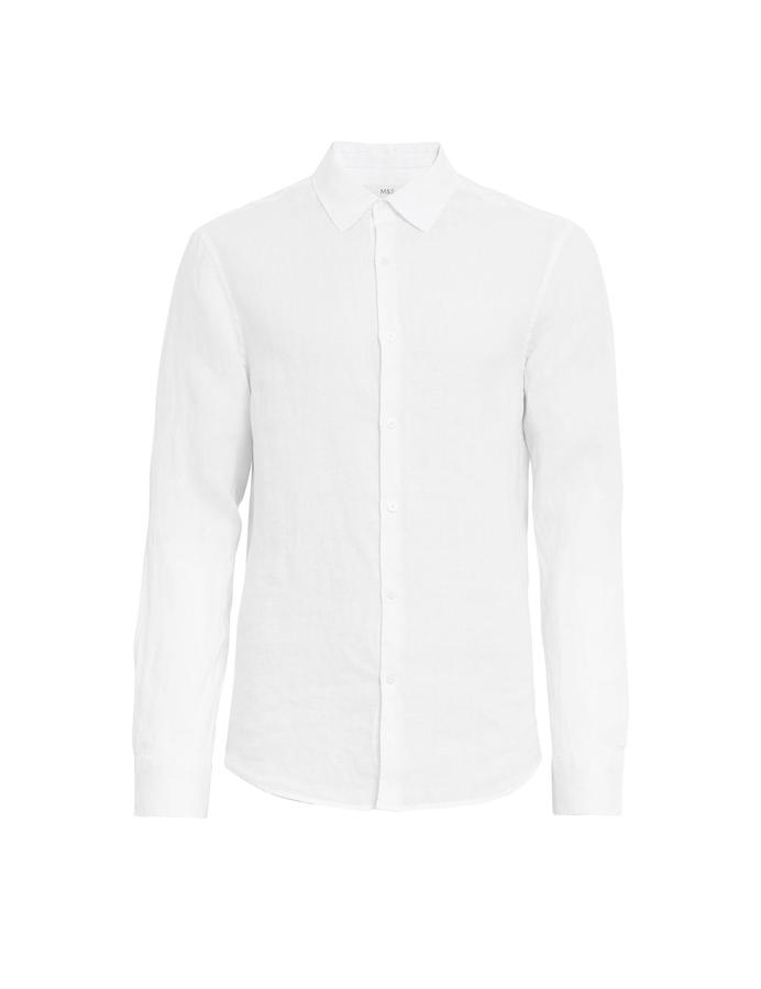 Regular Fit Pure Linen Shirt