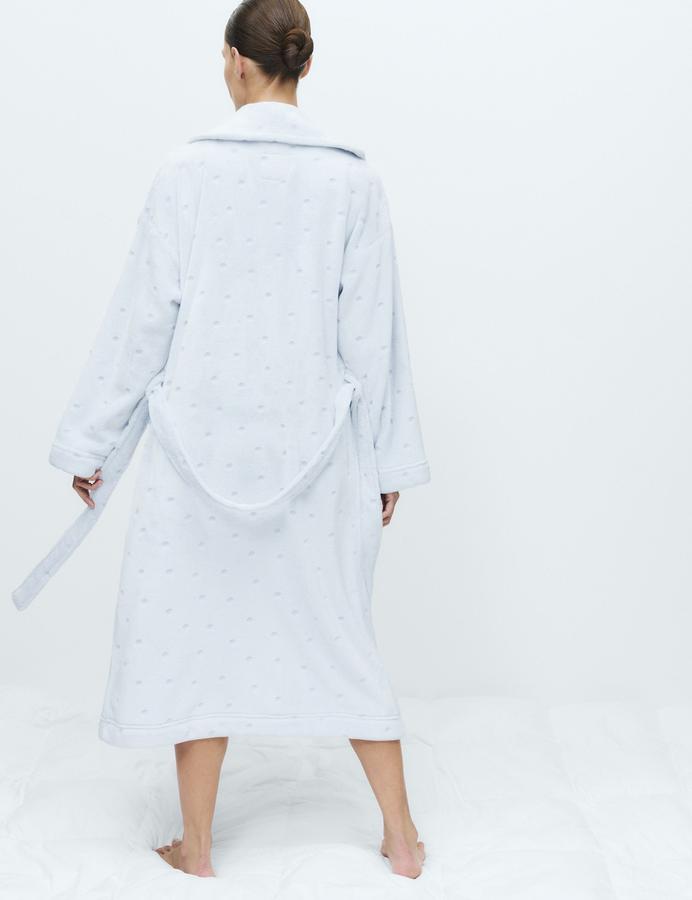 Spot Carved Dressing Gown