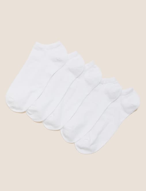 5pk Cotton Rich Trainer Liner Socks™