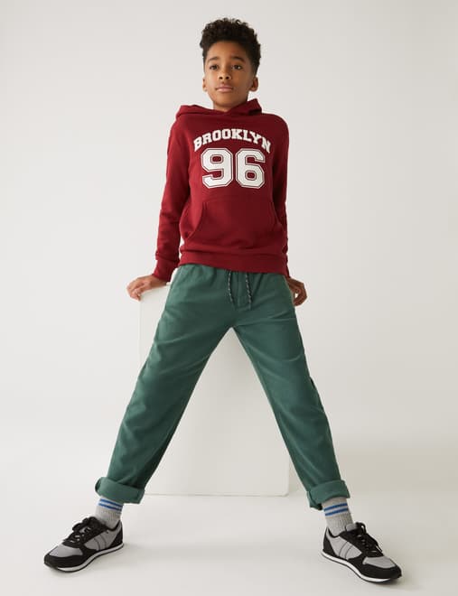 Relaxed Cotton Rich Skater Chinos (2-16 Yrs)