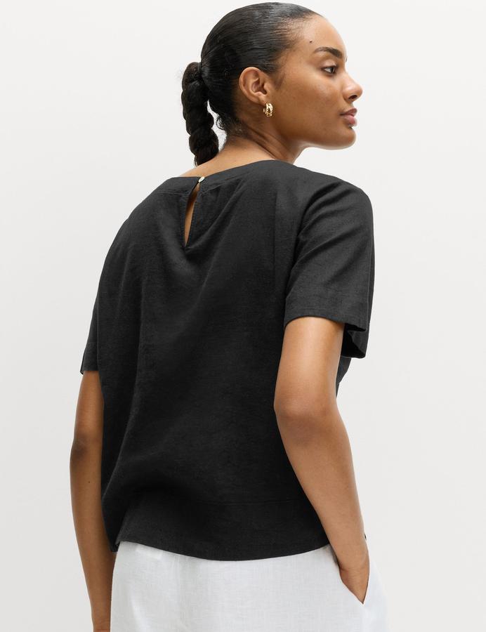 Linen Rich Relaxed T-Shirt
