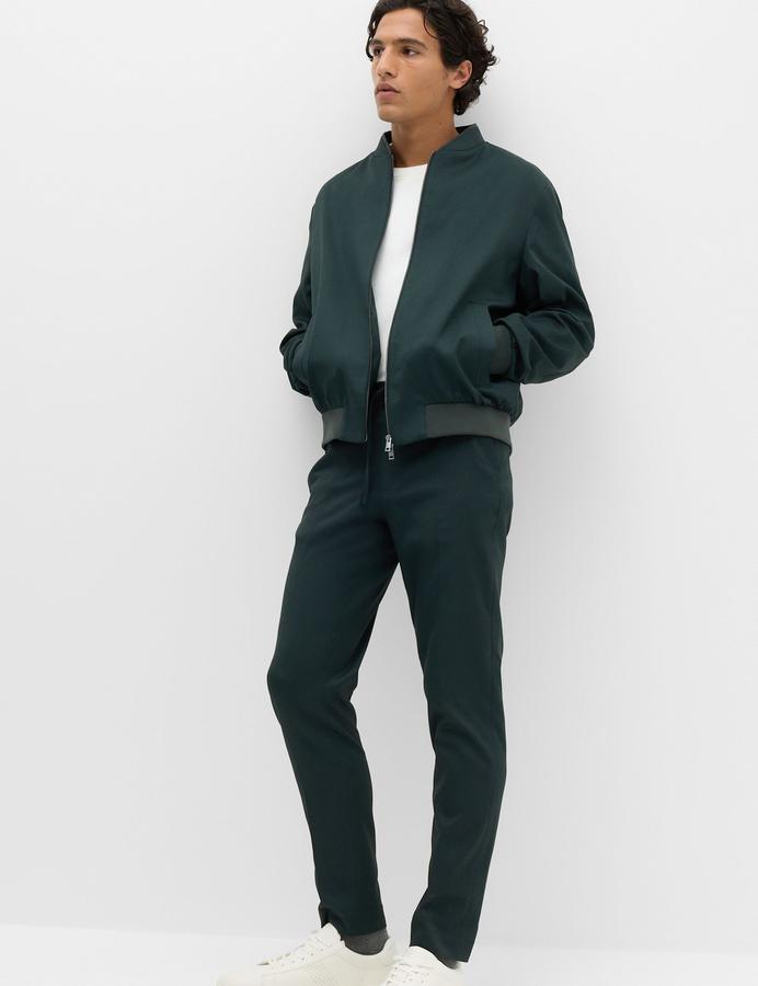 Zip-Up Bomber Jacket