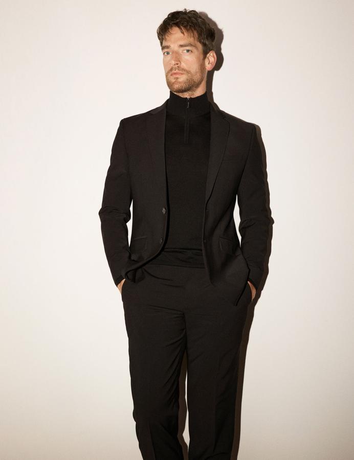 Tailored Fit Performance Suit Jacket