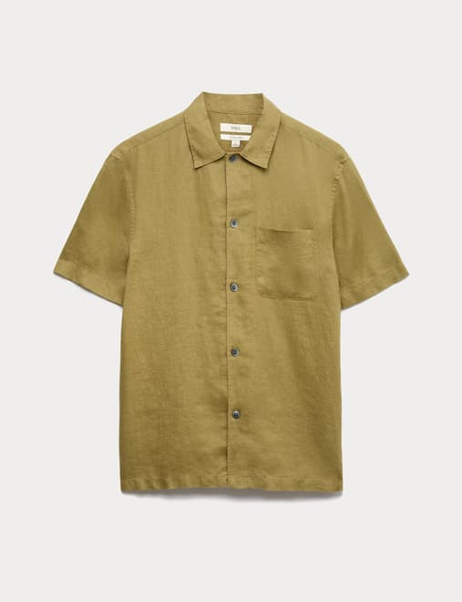 Pure Linen Short Sleeve Shirt