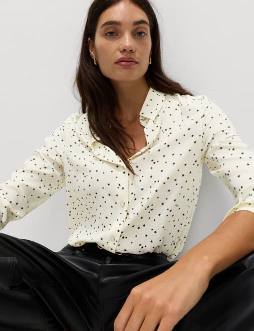 Printed Collared Shirt