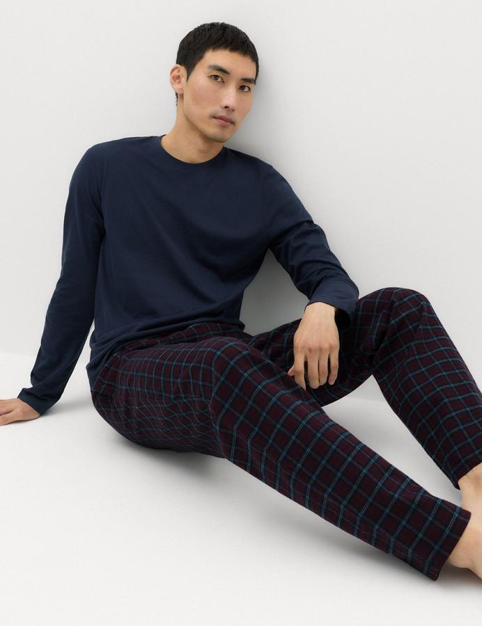 Pure Cotton Brushed Check Pyjama Set