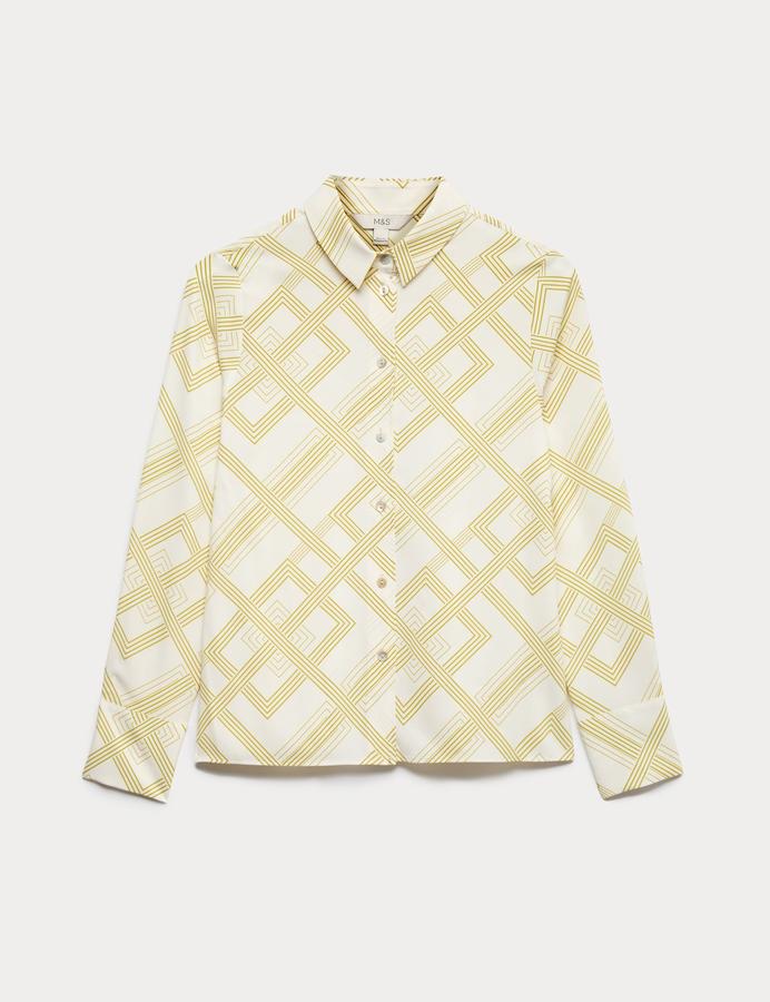 Printed Collared Shirt