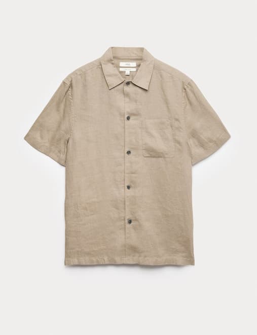 Pure Linen Short Sleeve Shirt