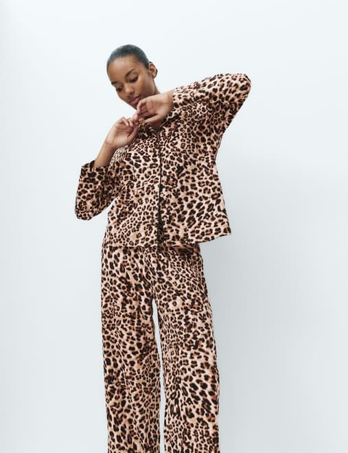 Printed Fleece Pyjama Set