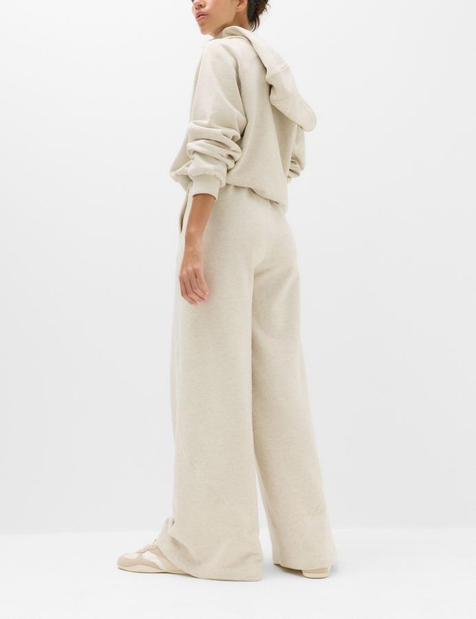 Cotton Rich High Waisted Wide Leg Joggers