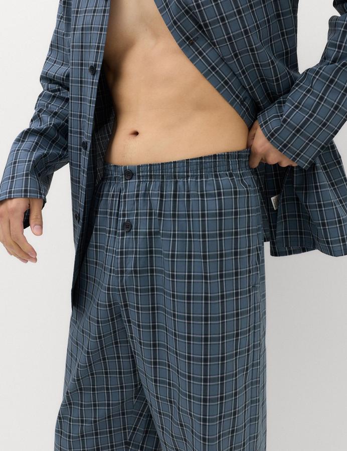 Pure Cotton Checked Pyjama Set