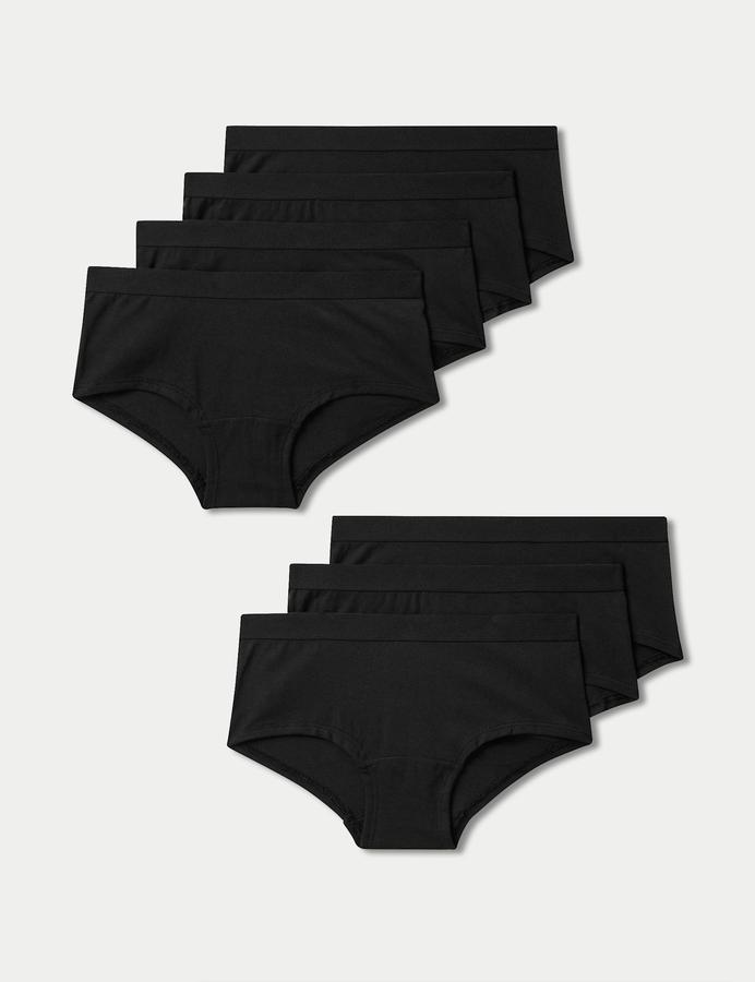 7pk Cotton with Stretch Shorts (5-16 Yrs)