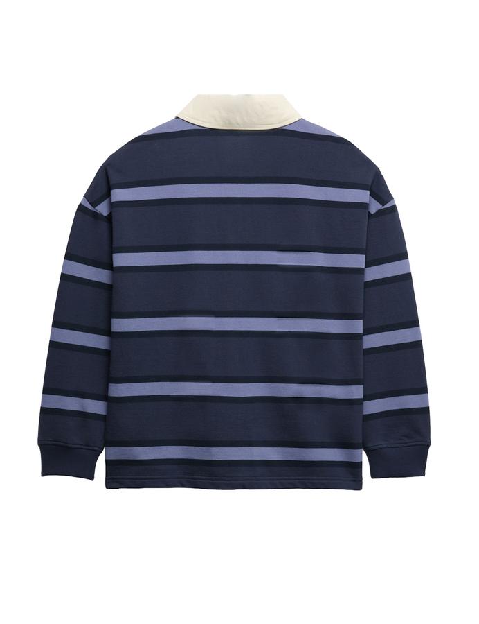 Pure Cotton Striped Rugby Top (6-16 Yrs)