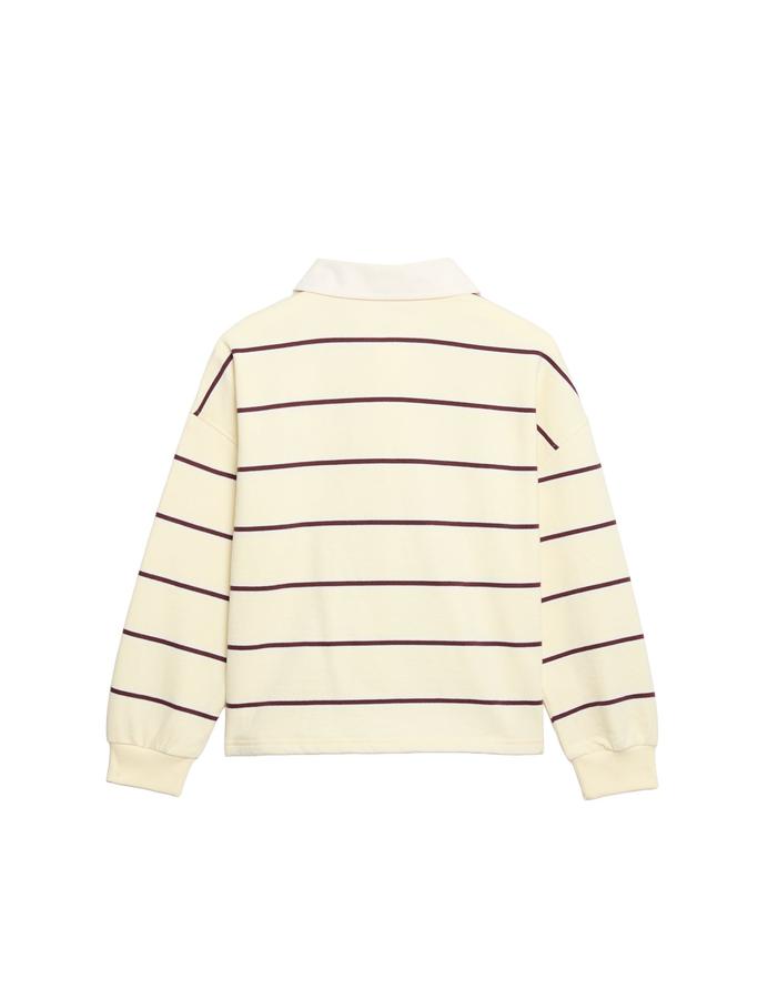 Pure Cotton Striped Rugby Sweatshirt (6-16 Yrs)