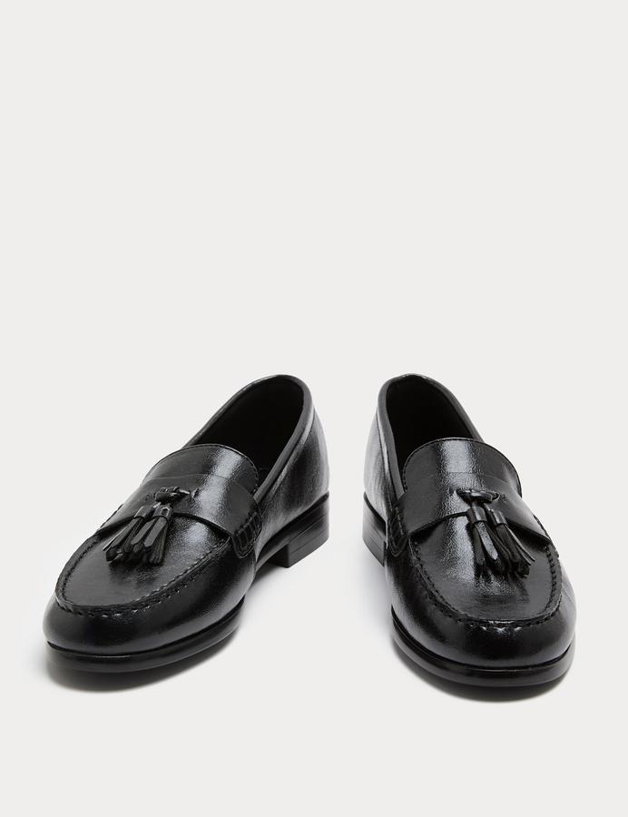 Tassel Block Heel Loafers