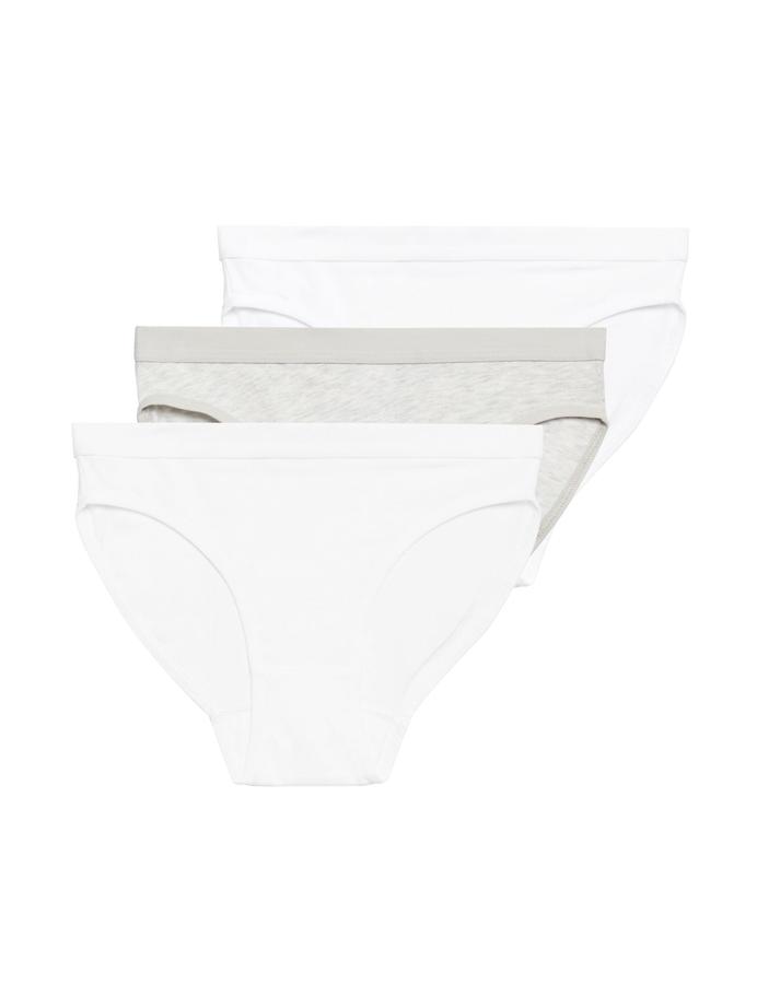 3 Pack Cotton with Stretch Bikini Knickers (6-16 Yrs)