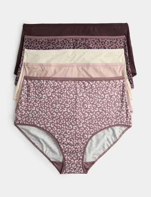 5pk Microfibre Full Briefs