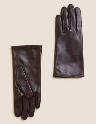 Leather Warm Lined Gloves