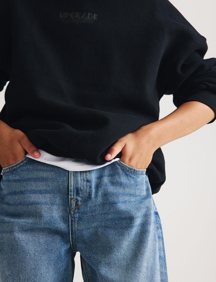 Pure Cotton Relaxed Fit Jeans (6-16 Yrs)