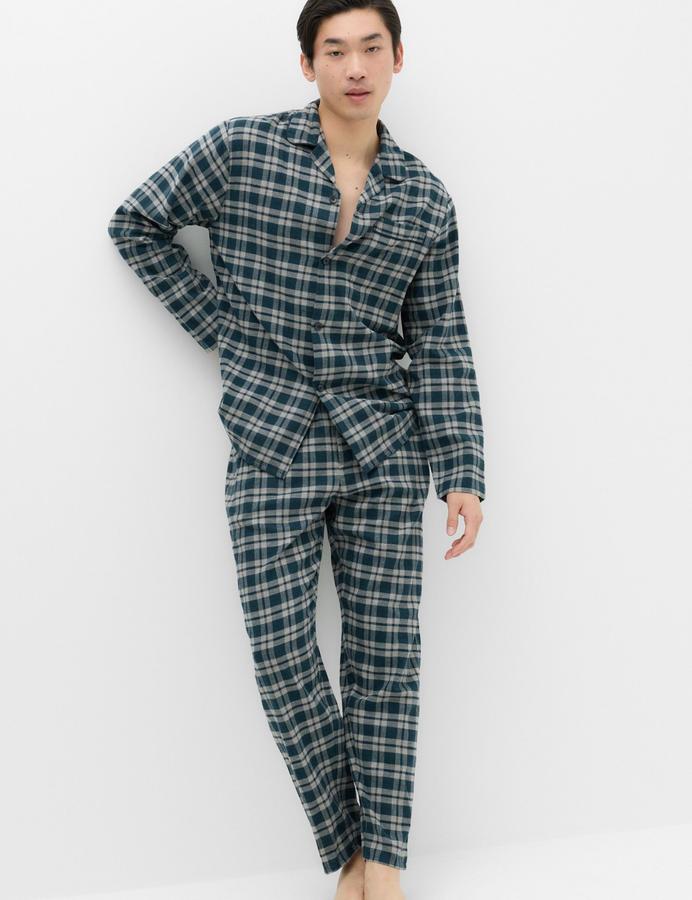Pure Cotton Brushed Check Pyjama Set