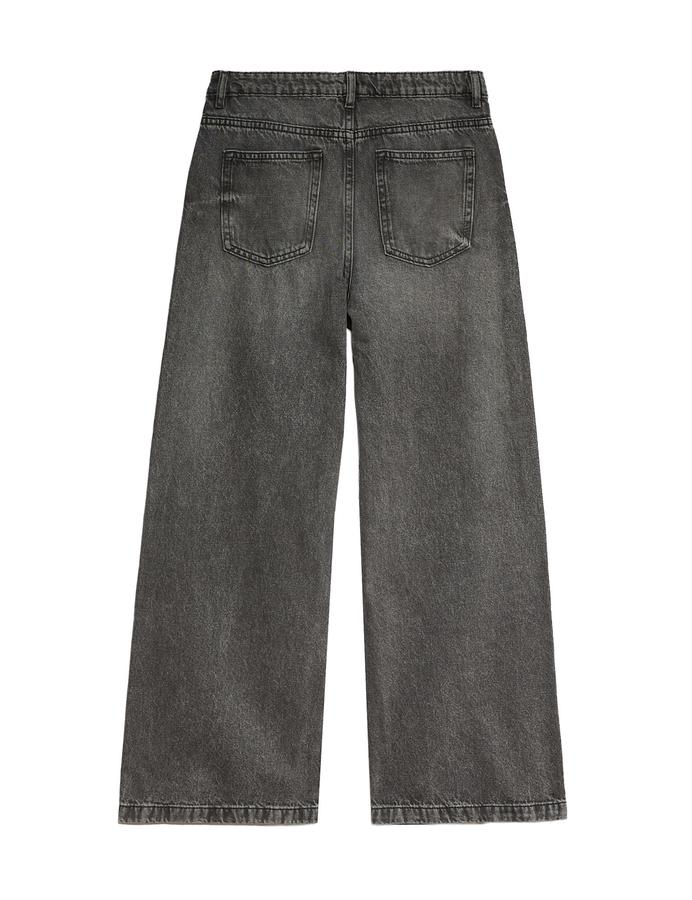 Diamanté Wide Leg Denim Jeans (6-16 Years)