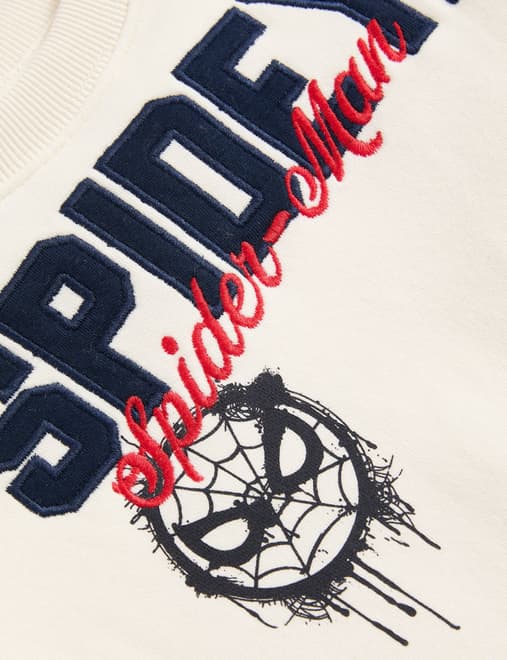 Cotton Rich Spider-Man™ Sweatshirt (2-8 Yrs)