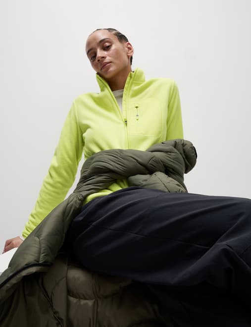 Thermal Zip Up Funnel Neck Fleece