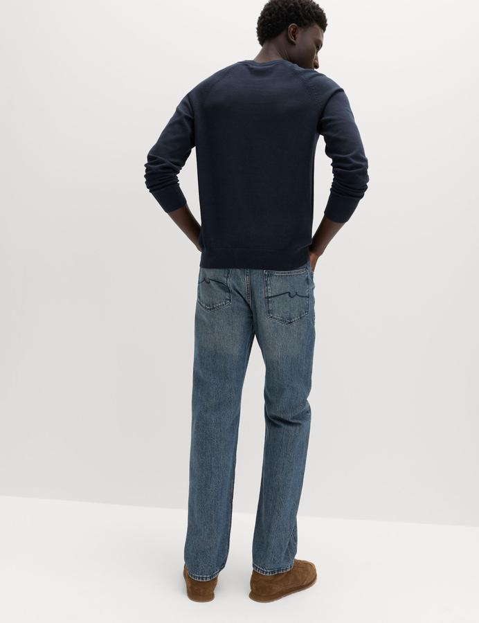 Pure Cotton Crew Neck Jumper