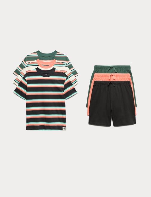 3 Pack Pure Cotton Pyjama Sets (6-16 Yrs)
