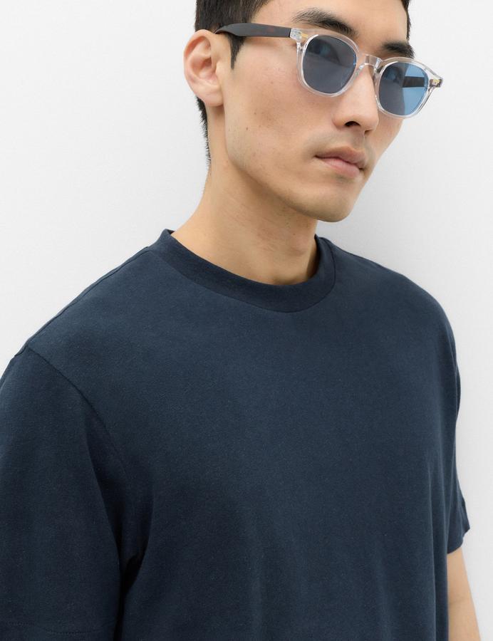 Relaxed Fit Linen T-Shirt
