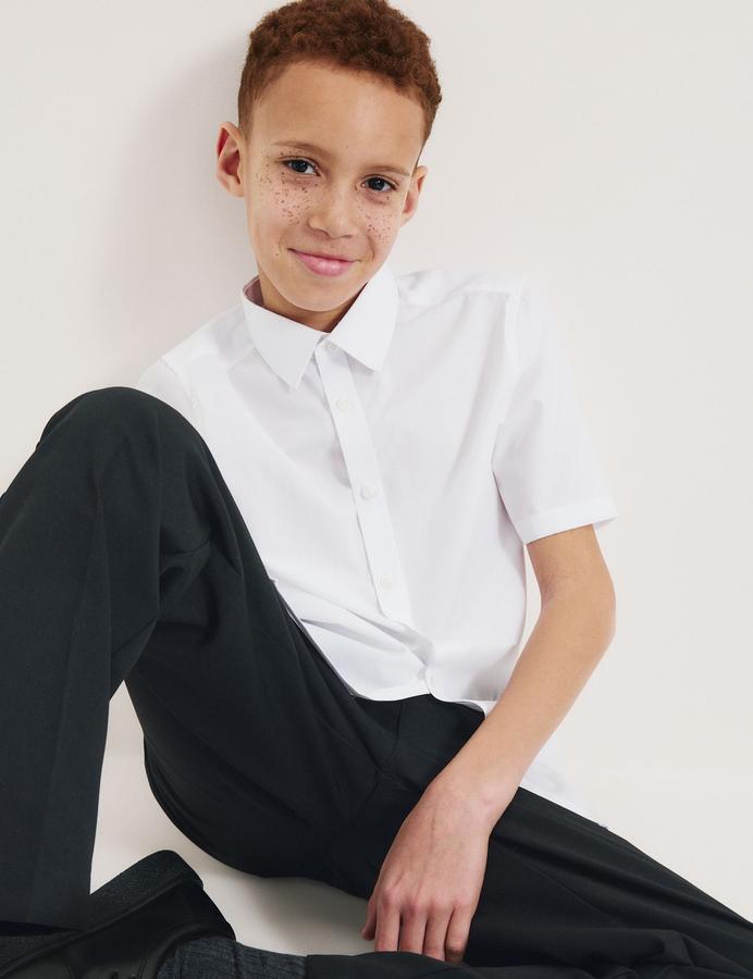 3 Pack Boys' Easy Iron School Shirts (2-16 Yrs)