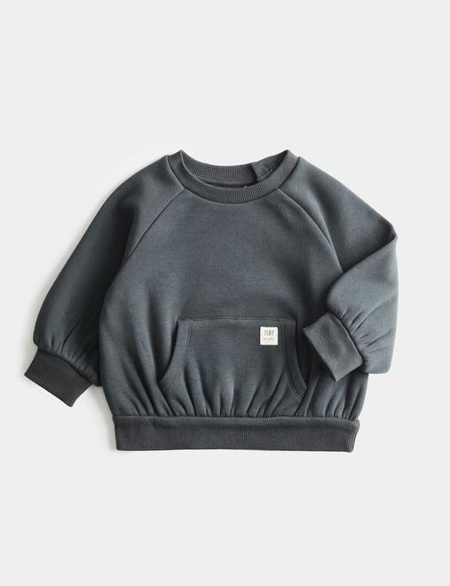 Cotton Blend Fleece Lined Sweatshirt (0-3 Yrs)