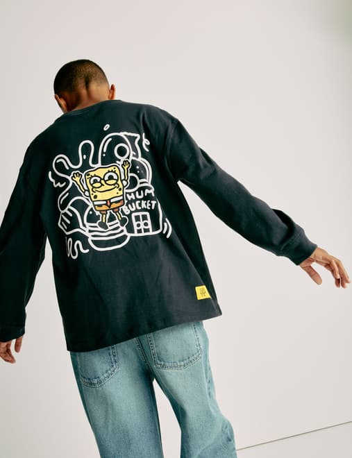 Doodle Boy™ x SpongeBob SquarePants™ Long Sleeve Top (2-16 Yrs)