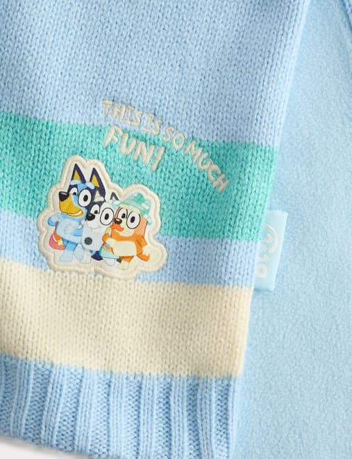 3pc Bluey™ Hat Scarf and Mittens Set (1-6 Yrs)