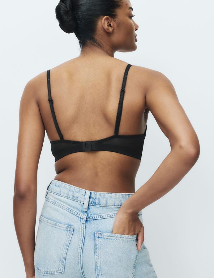 Jasmine Lace Non Wired Plunge Bra (A-E)