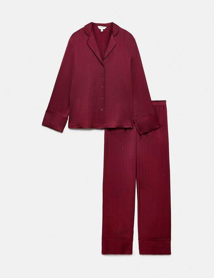 Premium Satin Revere Pyjama Set