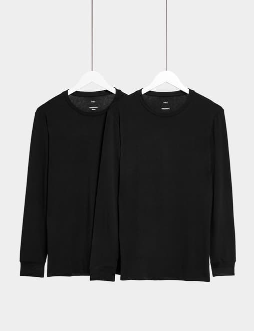 2pk Heatgen™ Light Thermal Long Sleeve Tops