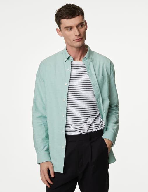 Pure Cotton Oxford Shirt