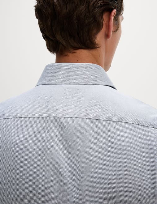 Regular Fit Ultimate Non Iron Cotton Textured Shirt