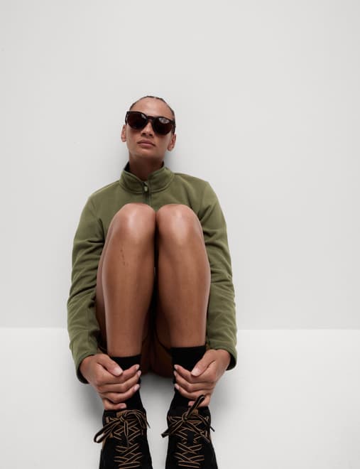 Thermal Zip Up Funnel Neck Fleece