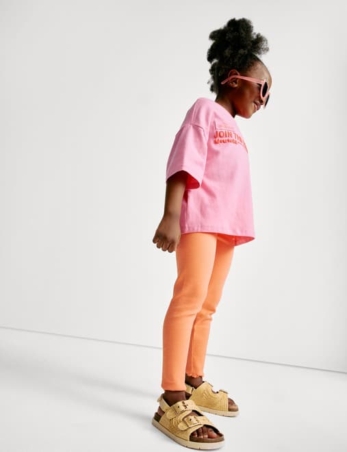 Cotton Rich Ribbed Leggings (2-8 Yrs)