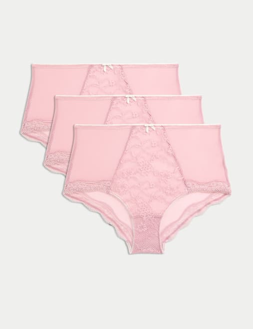 3pk Jasmine Lace High Rise Shorts