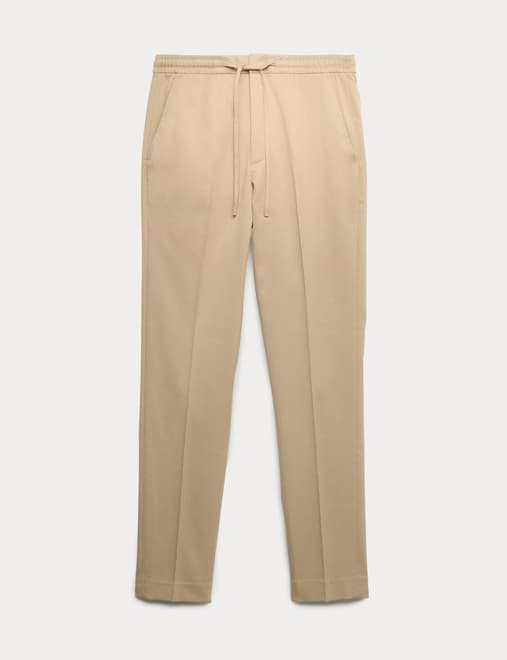 Tapered Fit Elasticated Trousers