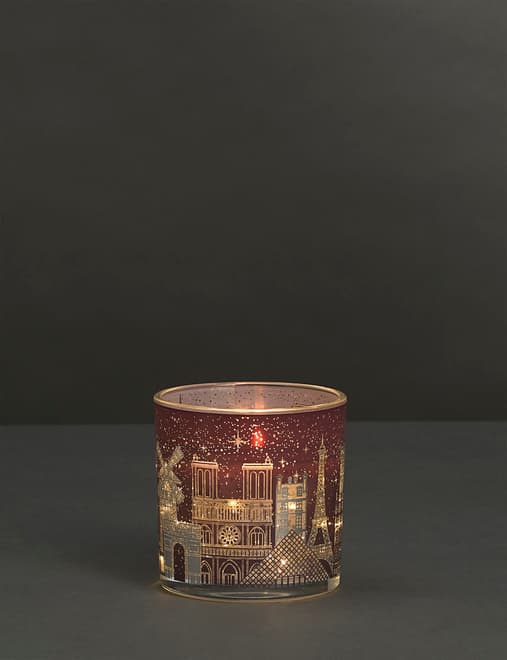 Paris Light Up Scented Candle