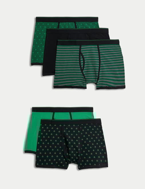 5 Pack Cool & Fresh™ Cotton Rich Trunks